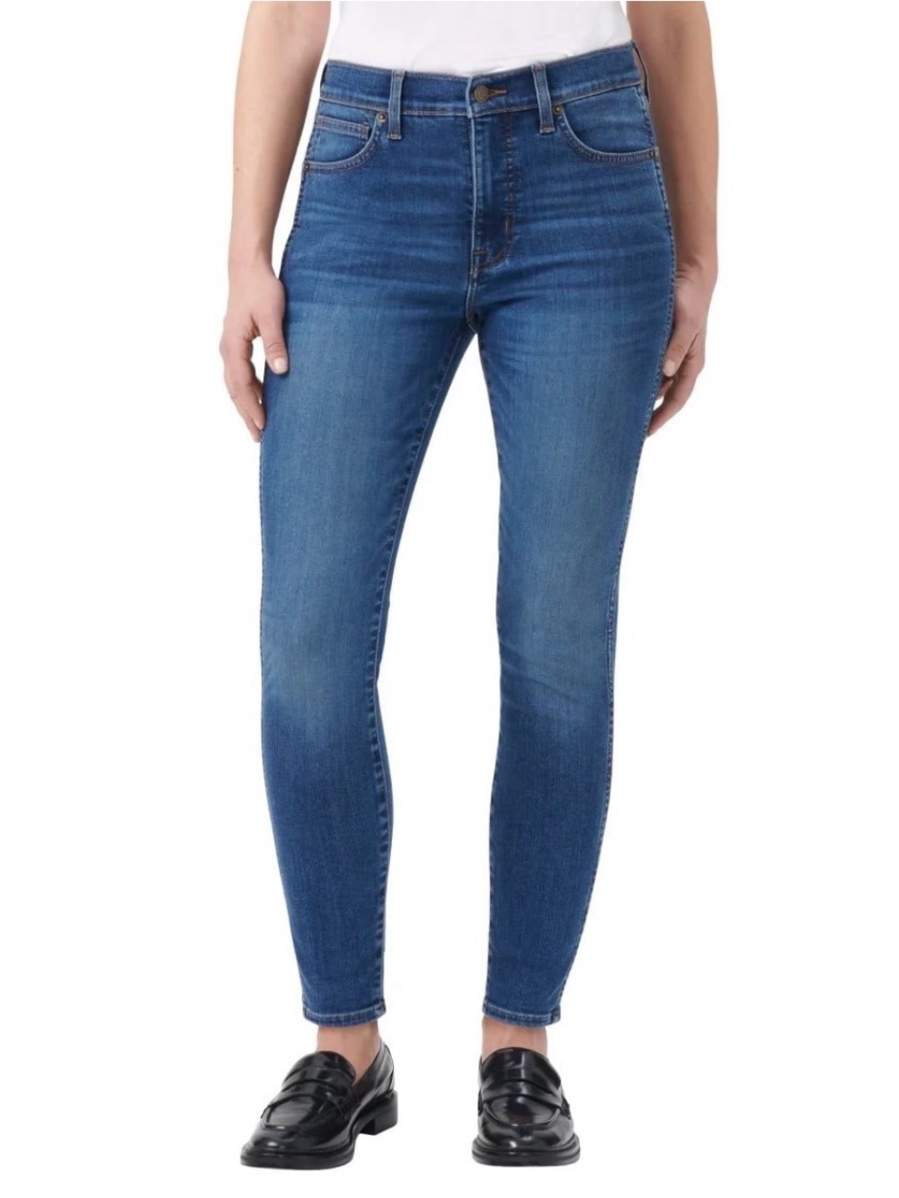 Kirkland Signature Women’s High Rise Skinny Jeans Blue Size 14 NWT